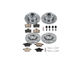 Power Stop Autospecialty Brake Kit Front & Rear Audi A4 1996-1997