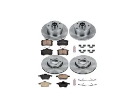 Power Stop Autospecialty Brake Kit Front & Rear Audi A4 1997-1998