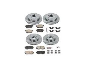 Power Stop Autospecialty Brake Kit Front & Rear Ford Edge 2007-2010