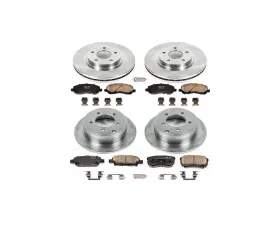 Power Stop Autospecialty Brake Kit Front & Rear Chrysler 200 2011-2014