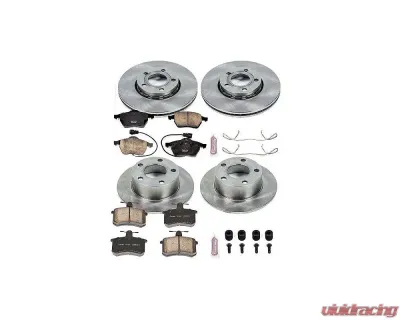 Power Stop Autospecialty Brake Kit Front & Rear Audi A6 1995-1997 - KOE2844