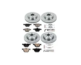 Power Stop Autospecialty Brake Kit Front & Rear BMW 335i xDrive 2009