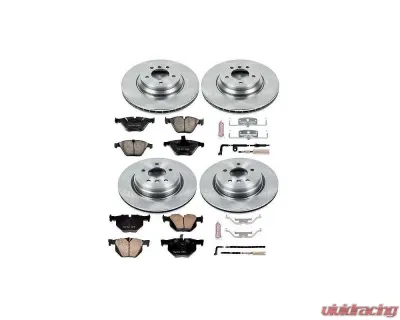 Power Stop Autospecialty Brake Kit Front & Rear BMW 335i xDrive 2009 - KOE2883