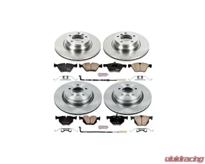 Power Stop Autospecialty Brake Kit Front & Rear BMW 330i 2006 - KOE2886