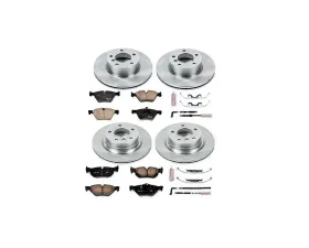 Power Stop Autospecialty Brake Kit Front & Rear BMW 325i 2006