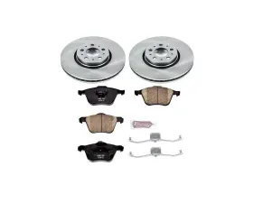 Power Stop Autospecialty Brake Kit Front Volvo S60 2008-2009