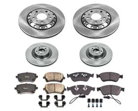 Power Stop Autospecialty Brake Kit Front & Rear Audi A8 Quattro 2003-2010