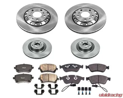 Power Stop Autospecialty Brake Kit Front & Rear Audi A8 Quattro 2003-2010 - KOE4008