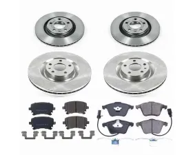 Power Stop Autospecialty Brake Kit Front & Rear Audi S4 2004-2009