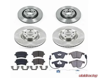 Power Stop Autospecialty Brake Kit Front & Rear Audi S4 2004-2009 - KOE4010