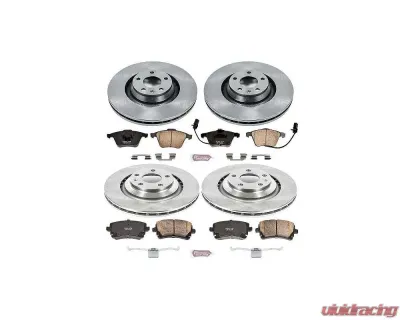Power Stop Autospecialty Brake Kit Front & Rear Audi A6 Quattro 2005-2011 - KOE4013
