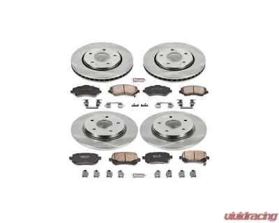 Power Stop Autospecialty Brake Kit Front & Rear Chrysler Town & Country 2008-2012 - KOE4015