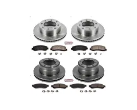 Power Stop Autospecialty Brake Kit Front & Rear Ford F-350 Super Duty 2005-2010