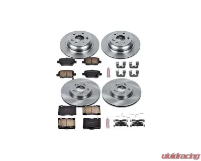 Power Stop Autospecialty Brake Kit Front & Rear Acura RL 2005-2012 - KOE4045