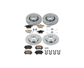 Power Stop Autospecialty Brake Kit Front & Rear Audi A4 2005-2009