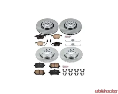 Power Stop Autospecialty Brake Kit Front & Rear Audi A4 2005-2009 - KOE4065