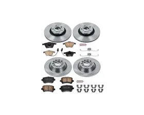 Power Stop Autospecialty Brake Kit Front & Rear Audi A6 2005-2011
