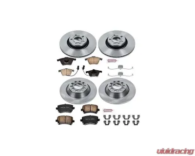 Power Stop Autospecialty Brake Kit Front & Rear Audi A6 2005-2011 - KOE4066
