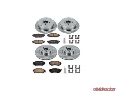 Power Stop Autospecialty Brake Kit Front & Rear Subaru Forester 2009-2010 - KOE4077