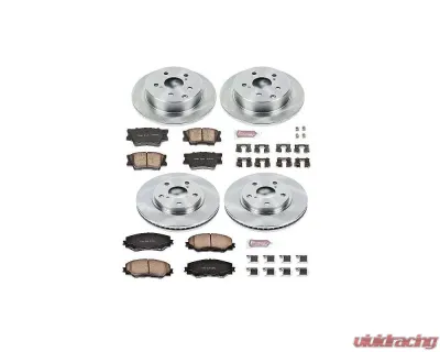 Power Stop Autospecialty Brake Kit Front & Rear Lexus HS250h 2010-2012 - KOE4100