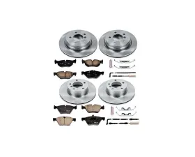Power Stop Autospecialty Brake Kit Front & Rear BMW 328i 2007