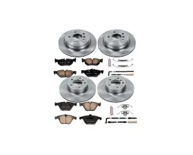 Power Stop Autospecialty Brake Kit Front & Rear BMW 328i 2008-2010