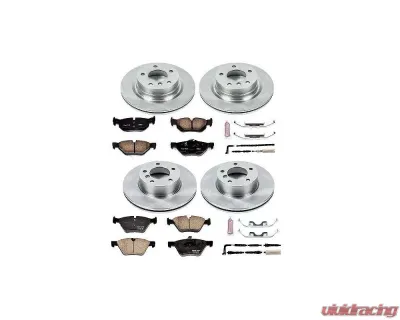 Power Stop Autospecialty Brake Kit Front & Rear BMW 328i 2007 - KOE4106