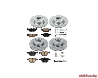 Power Stop Autospecialty Brake Kit Front & Rear BMW 328i 2008-2010 - KOE4107