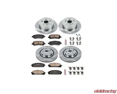 Power Stop Autospecialty Brake Kit Front & Rear Toyota Highlander 2008-2013 - KOE4129
