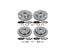 Power Stop Autospecialty Brake Kit Front & Rear Cadillac CTS 2008-2014