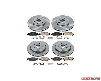 Power Stop Autospecialty Brake Kit Front & Rear Cadillac CTS 2008-2014 - KOE4134