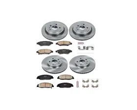 Power Stop Autospecialty Brake Kit Front & Rear Cadillac CTS 2008-2014