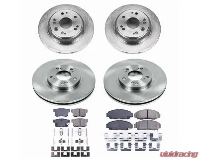 Power Stop Autospecialty Brake Kit Front & Rear Acura RL 2002-2004 - KOE4271