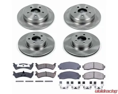 Power Stop Autospecialty Brake Kit Front & Rear Ford Explorer Sport 2001-2002 - KOE4357