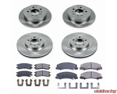 Power Stop Autospecialty Brake Kit Front & Rear Buick Allure 2008-2009 - KOE4377