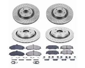 Power Stop Autospecialty Brake Kit Front & Rear Cadillac XLR 2006-2009