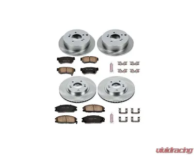 Power Stop Autospecialty Brake Kit Front & Rear Hyundai Santa Fe 2001-2006 - KOE4446