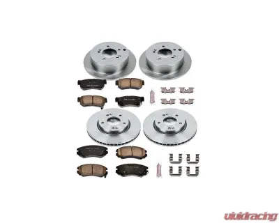 Power Stop Autospecialty Brake Kit Front & Rear Hyundai Sonata 2006-2008 - KOE4449