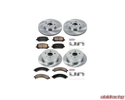 Power Stop Autospecialty Brake Kit Front & Rear Toyota Highlander 2004-2007 - KOE4531