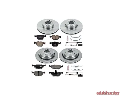 Power Stop Autospecialty Brake Kit Front & Rear BMW 540i 1999-2000 - KOE509