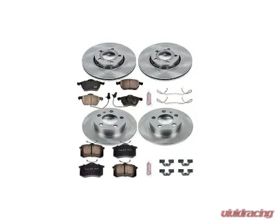 Power Stop Autospecialty Brake Kit Front & Rear Audi A6 Quattro 1998-2001 - KOE532