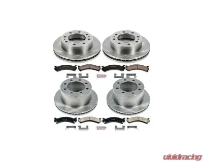 Power Stop Autospecialty Brake Kit Front & Rear Chevrolet Silverado 3500 2001-2006 - KOE5338