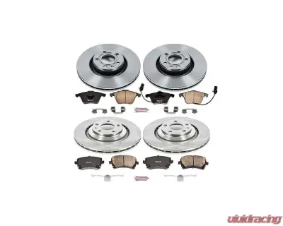 Power Stop Autospecialty Brake Kit Front & Rear Audi A6 Quattro 2009-2011 - KOE5355