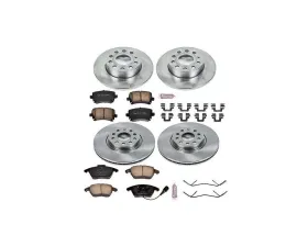 Power Stop Autospecialty Brake Kit Front & Rear Audi A3 2008
