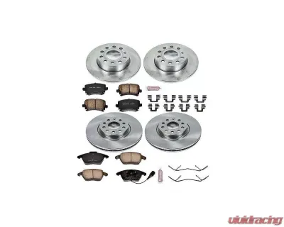Power Stop Autospecialty Brake Kit Front & Rear Audi A3 2008 - KOE5363