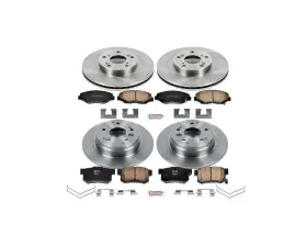 Power Stop Autospecialty Brake Kit Front & Rear Honda Element 2003-2011