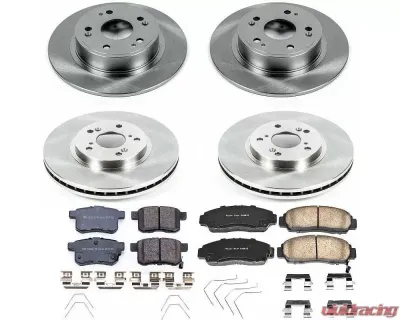 Power Stop Autospecialty Brake Kit Front & Rear Acura TSX 2011-2014 - KOE5391