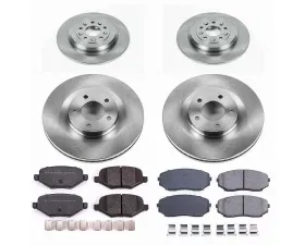 Power Stop Autospecialty Brake Kit Front & Rear Ford Edge 2011-2015