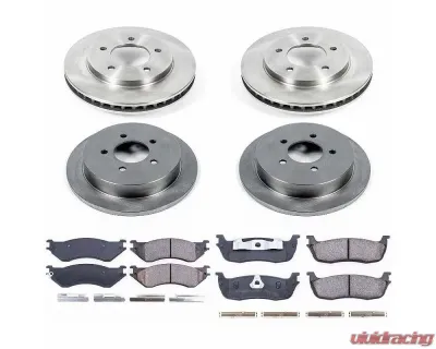 Power Stop Autospecialty Brake Kit Front & Rear Ford Expedition 2000-2002 - KOE5461