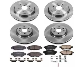 Power Stop Autospecialty Brake Kit Front & Rear Cadillac SRX 2010-2016